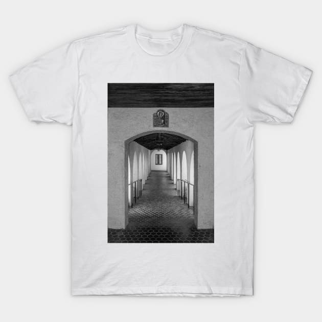 Greek Residence Walkway Rollins T-Shirt by Enzwell